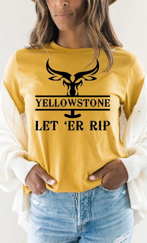 Let Er Rip Western PLUS Graphic Tee