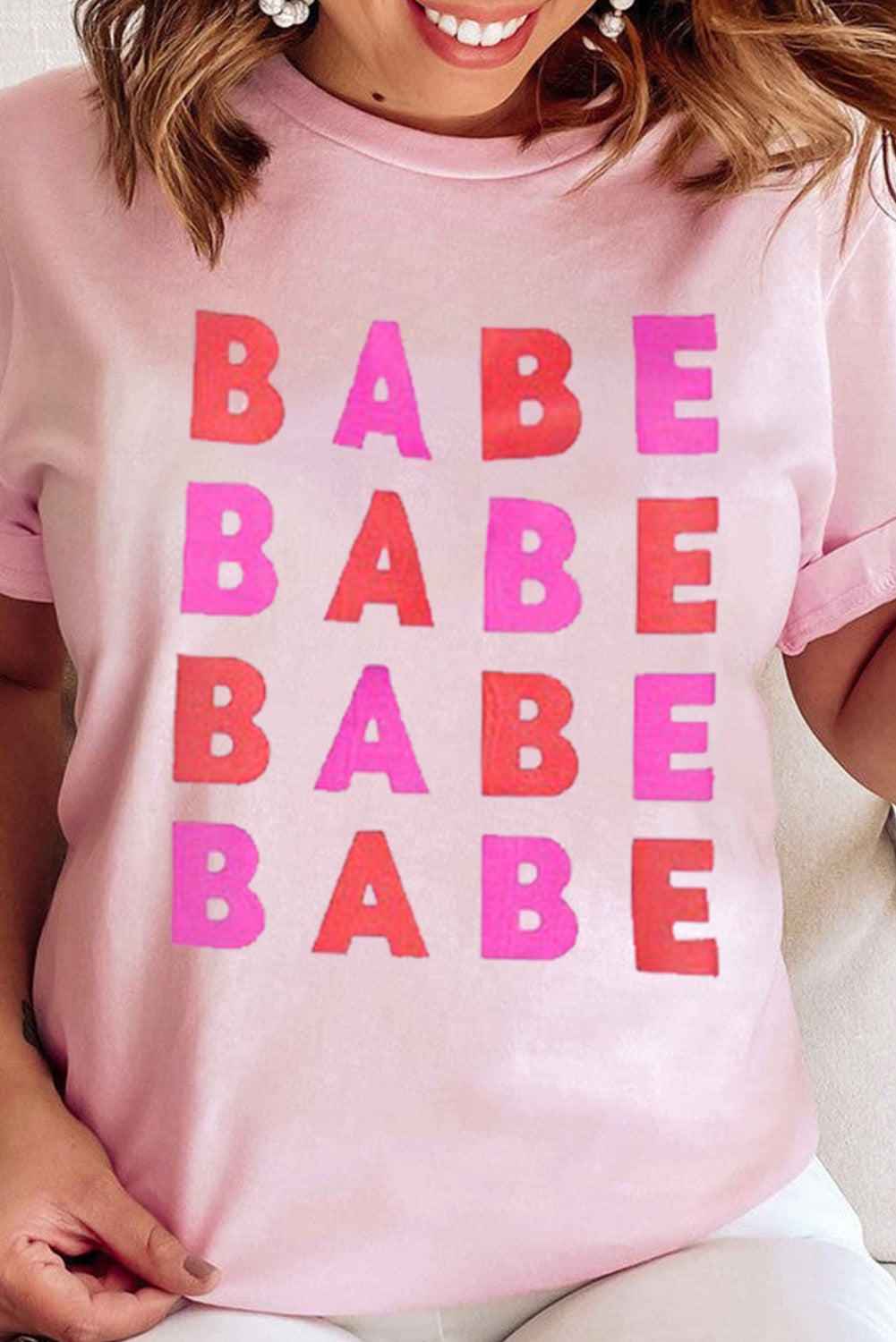 Babe in My Heart Valentines Graphic Tee