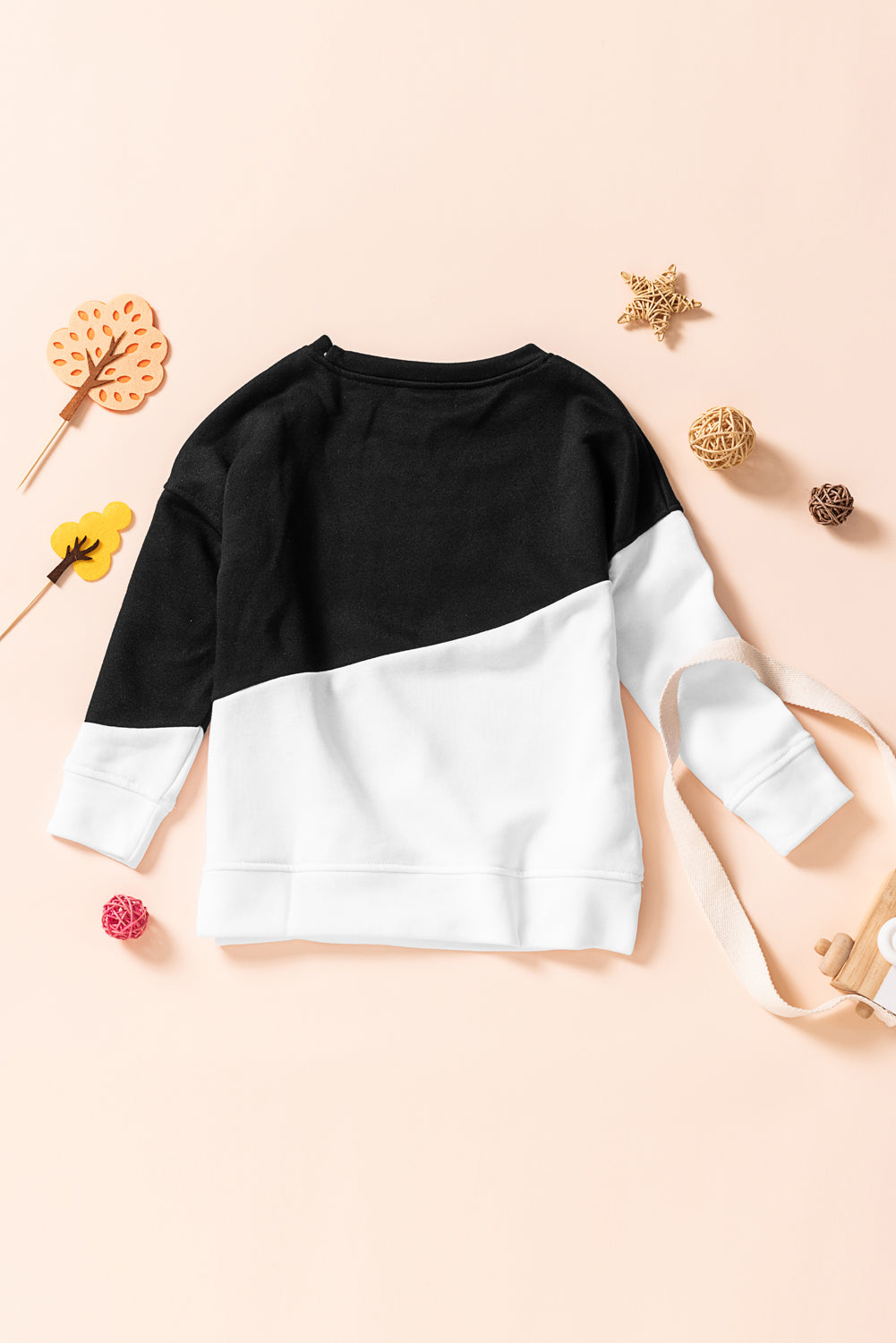 Kids Two-Tone Long Sleeve Top