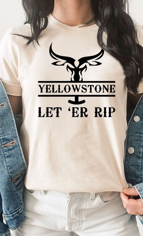 Let Er Rip Western PLUS Graphic Tee