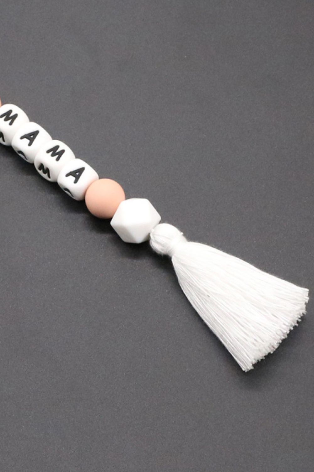 Letter Tassel Keychain