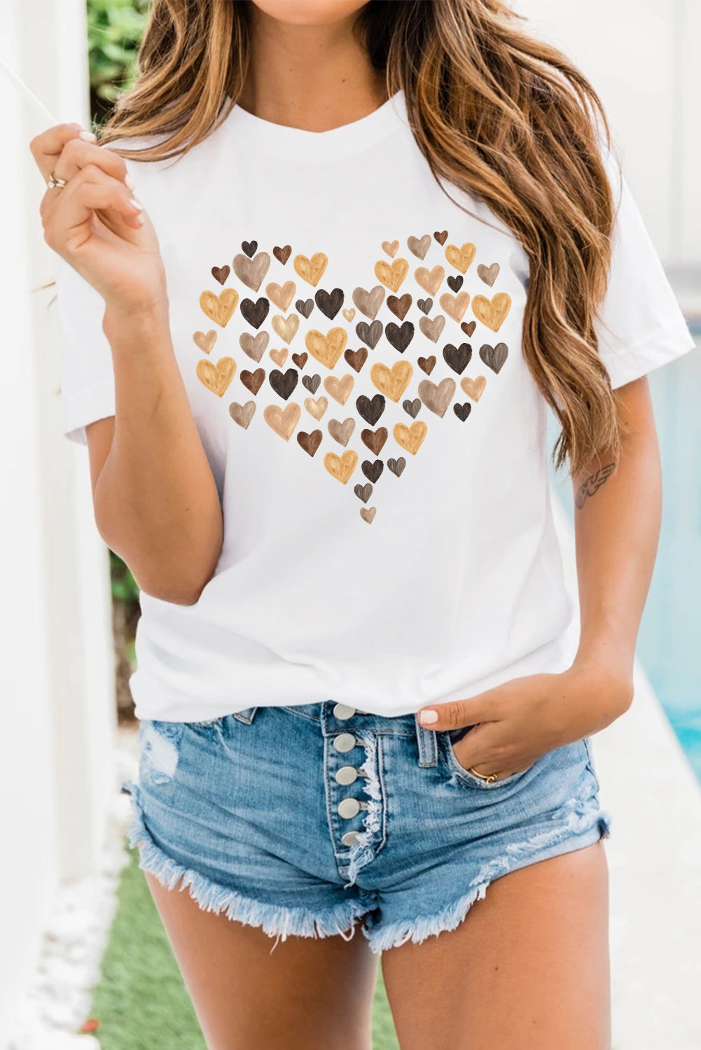 Babe in My Heart Valentines Graphic Tee