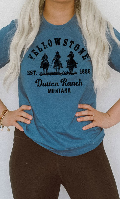 Yellowstone Dutton Ranch Riding PLUS Graphic Tee