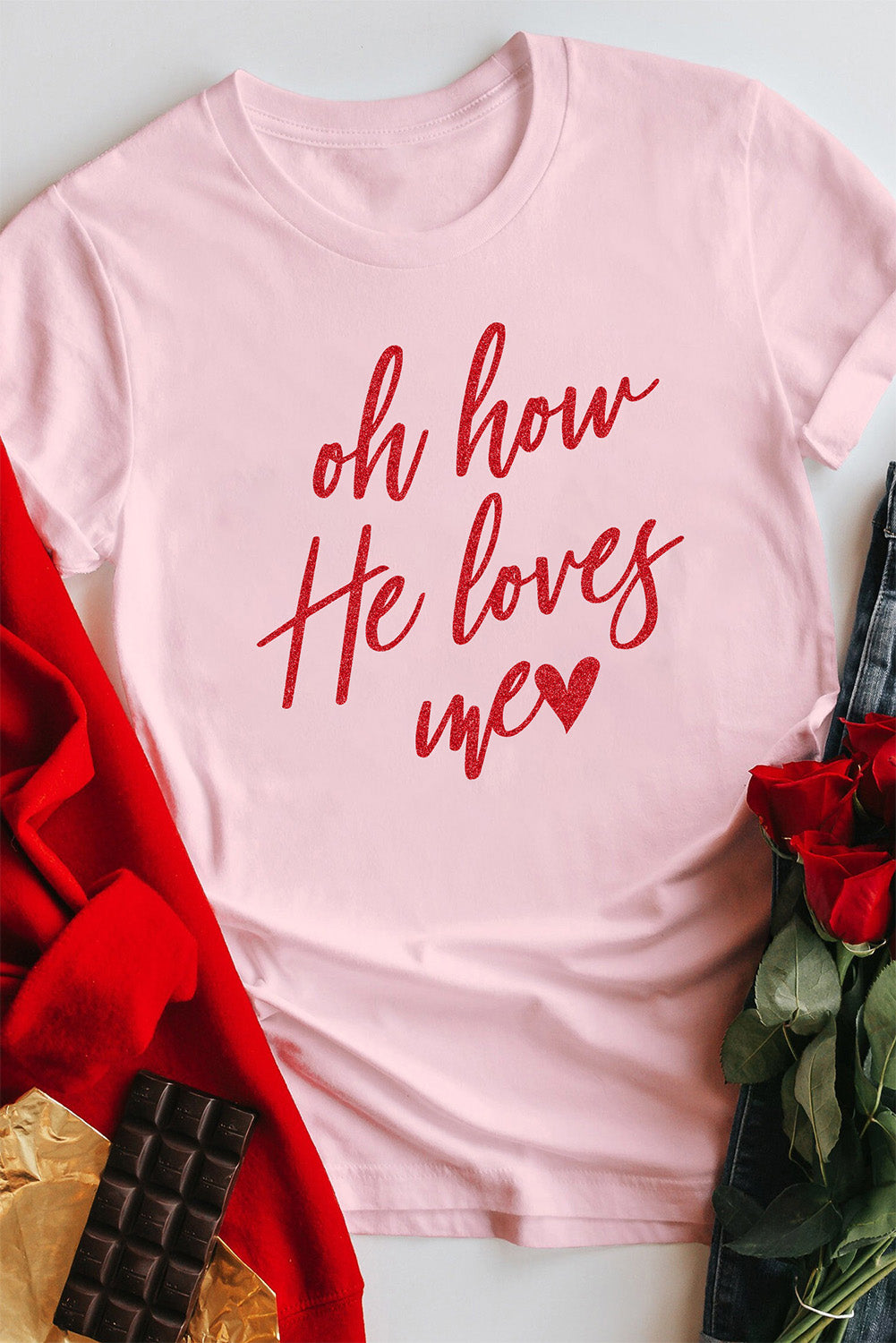 Babe in My Heart Valentines Graphic Tee