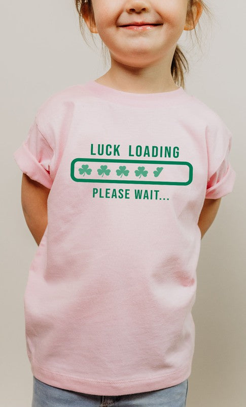 Clover Luck Loading St Patricks Kids Graphic Tee