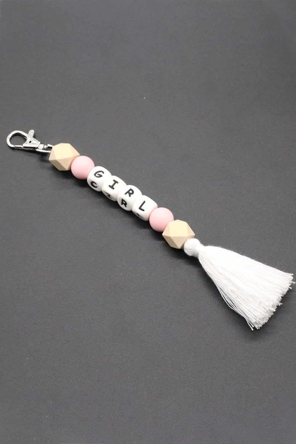 Letter Tassel Keychain