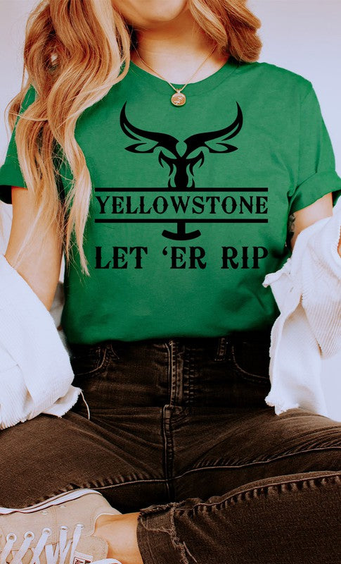 Let Er Rip Western PLUS Graphic Tee