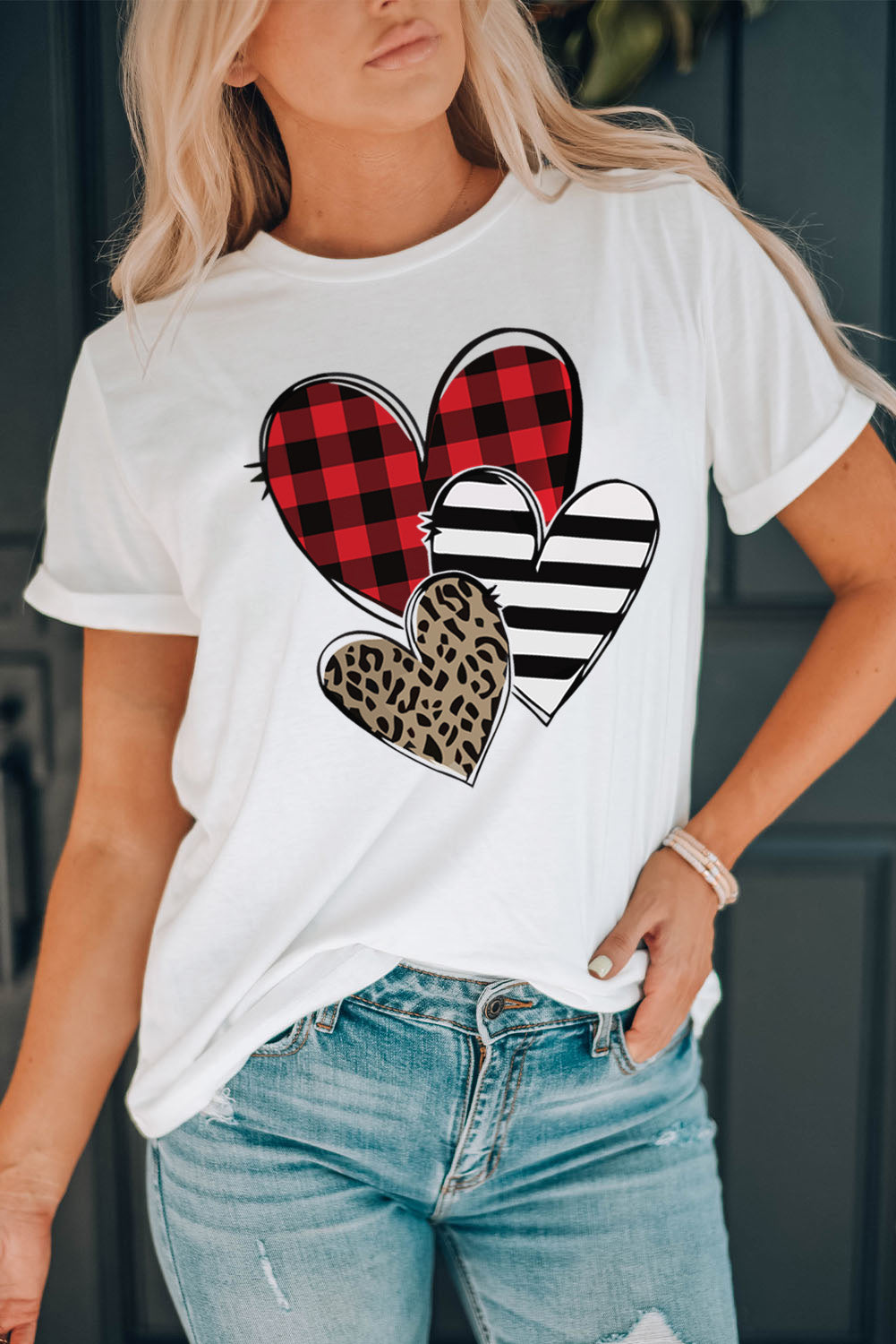 Babe in My Heart Valentines Graphic Tee