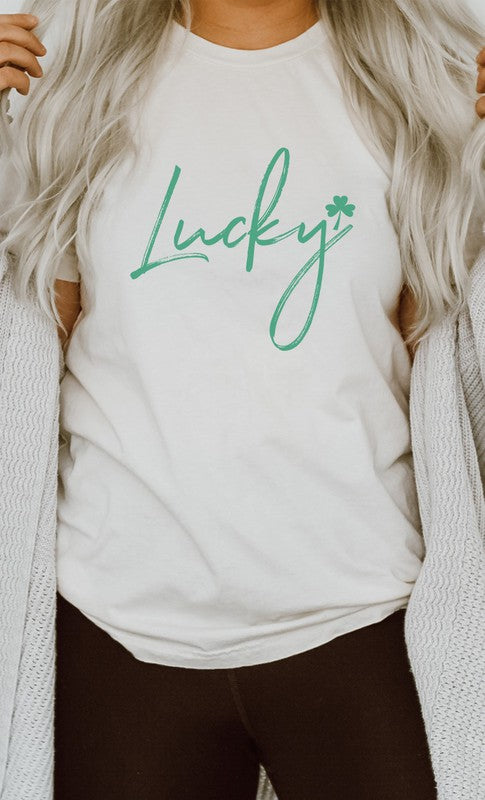 Lucky Clover St Patricks Day Graphic Tee
