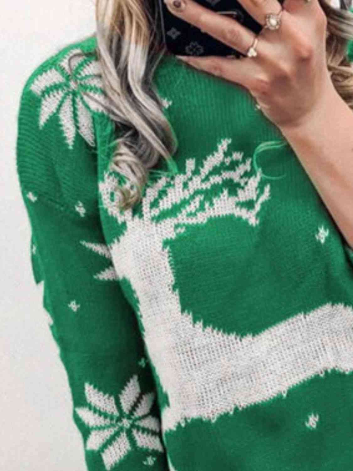 Reindeer & Snowflake Sweater