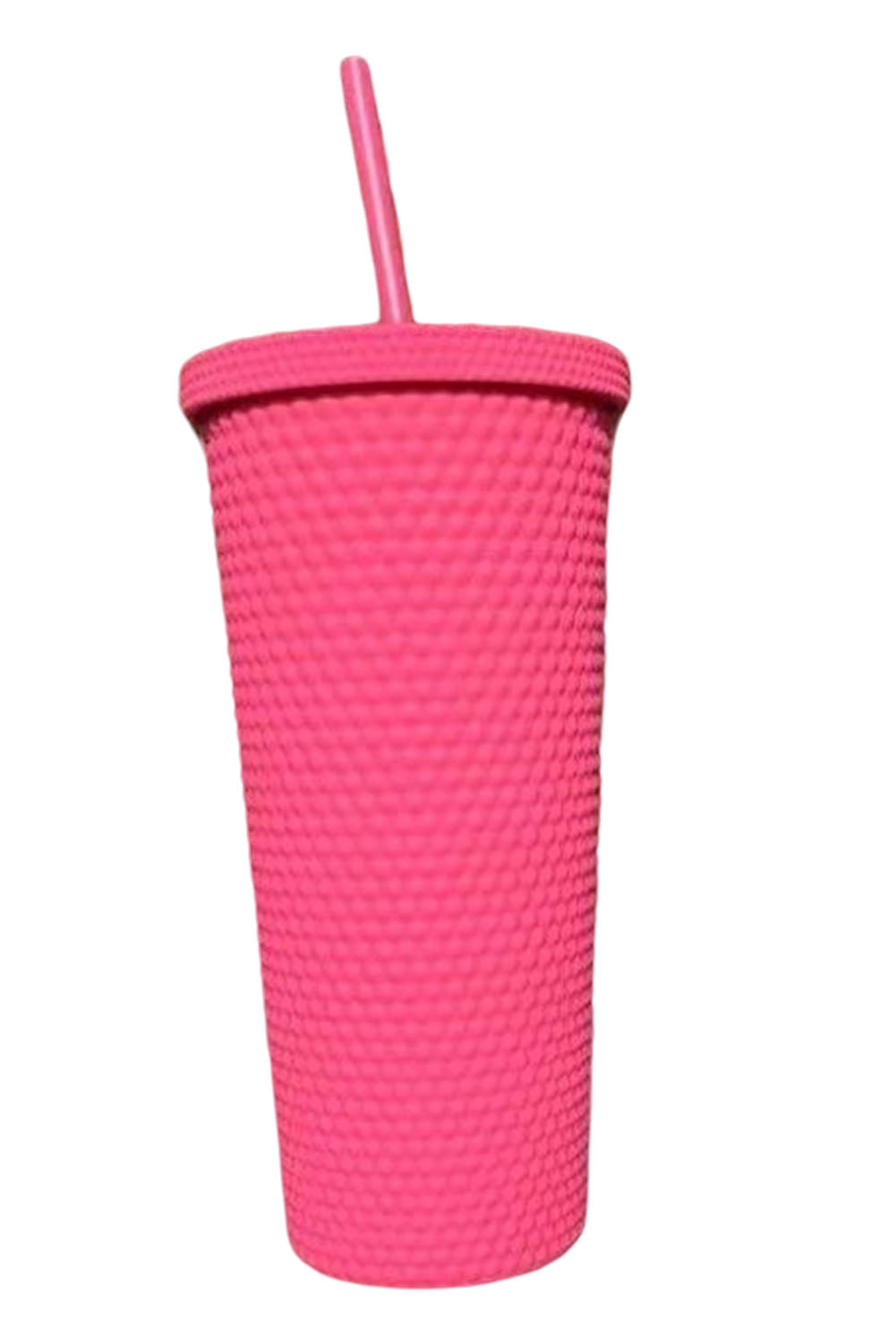 Reusable Matte Diamond Tumbler Cup 24oz