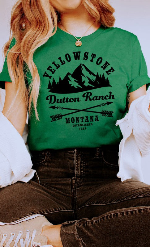 Yellowstone Dutton Ranch Montana Graphic Tee