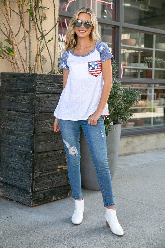 PLUS 4TH OF JULY TOP