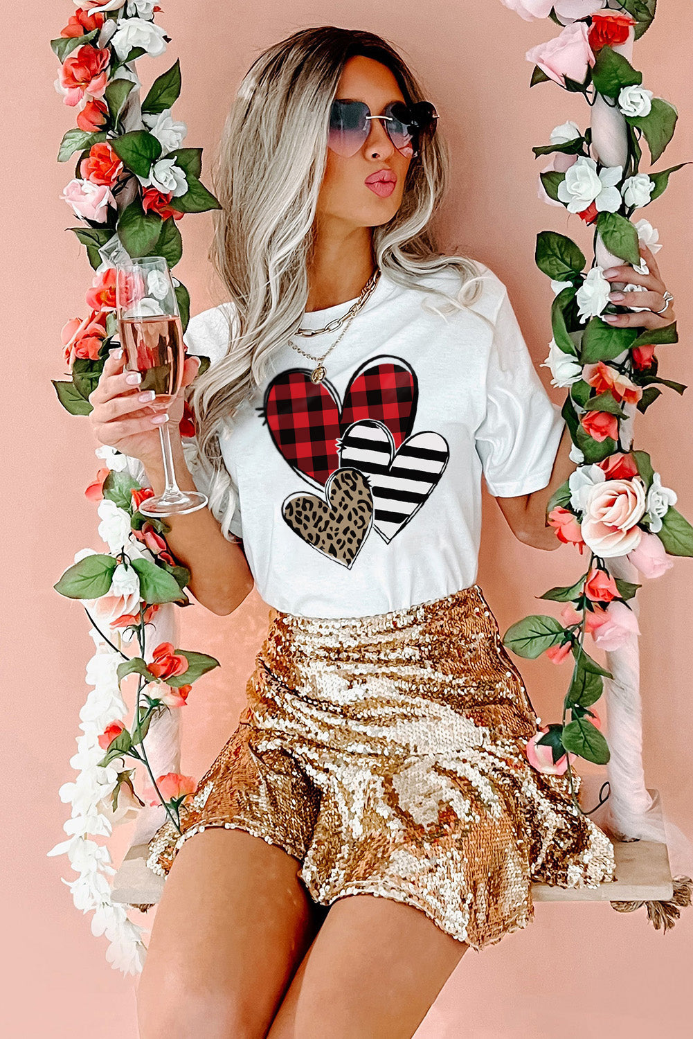 Babe in My Heart Valentines Graphic Tee