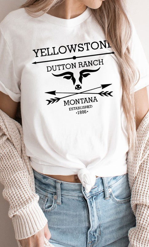 Yellowstone Dutton Ranch Montana PLUS Graphic Tee