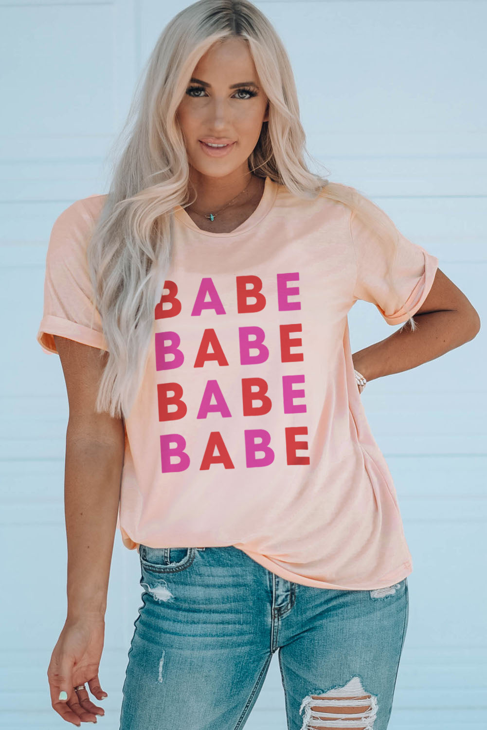 Babe in My Heart Valentines Graphic Tee