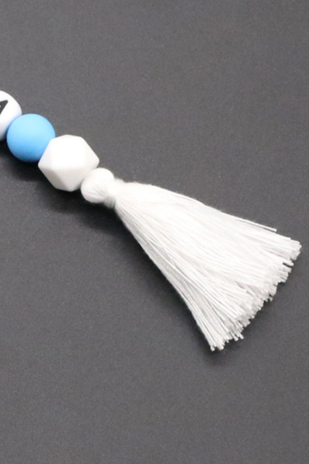 Letter Tassel Keychain