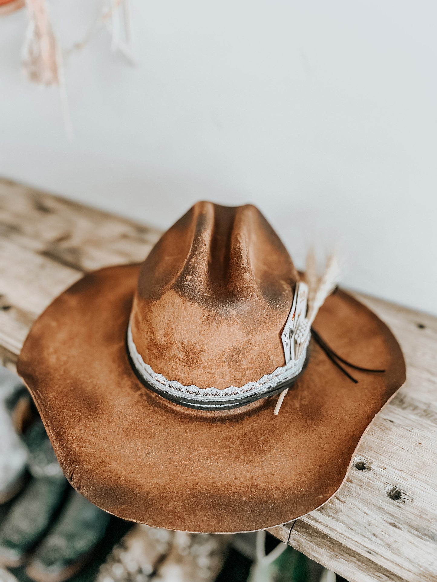 Blackjack Distressed Cowboy Hat