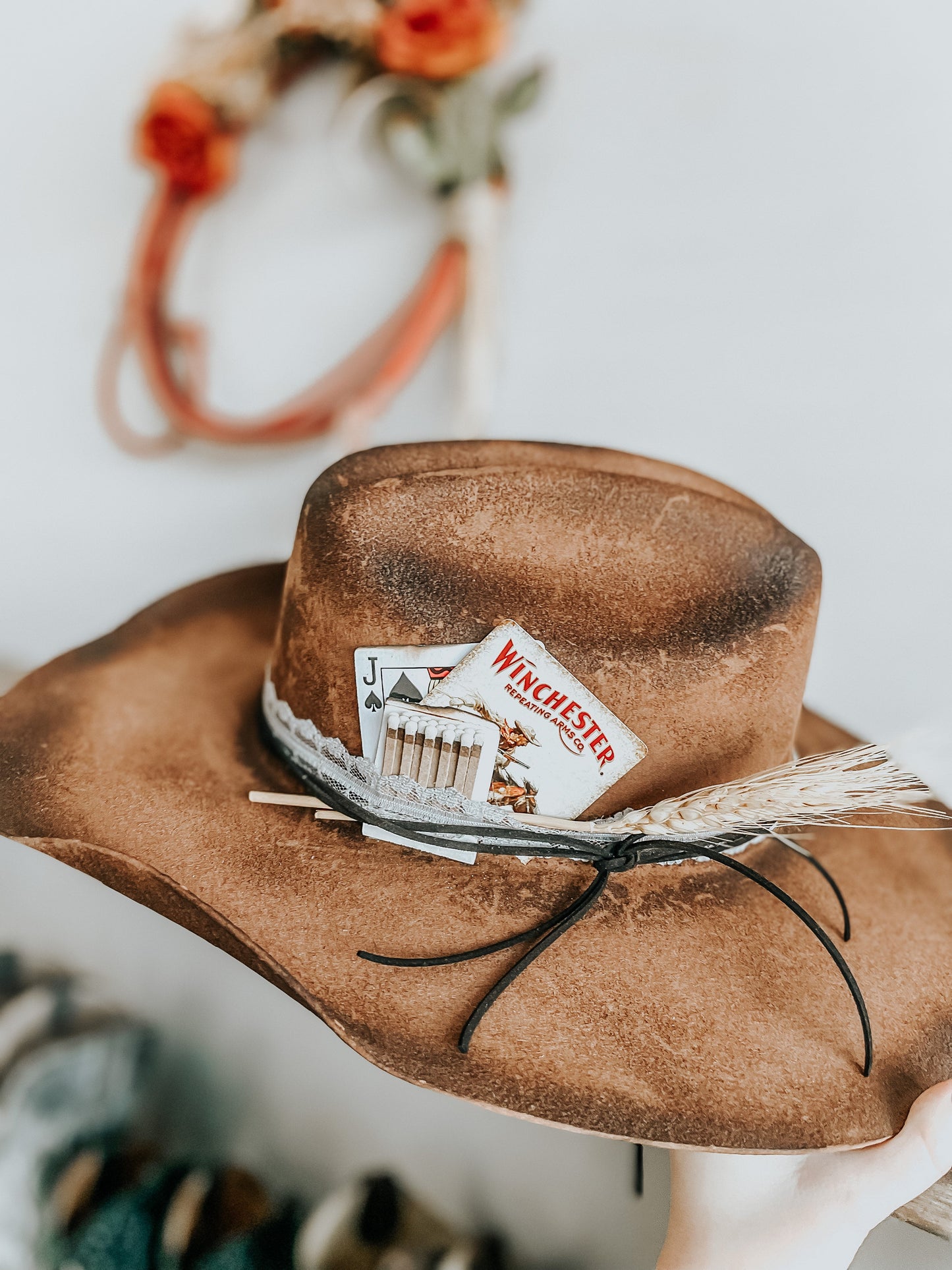 Blackjack Distressed Cowboy Hat