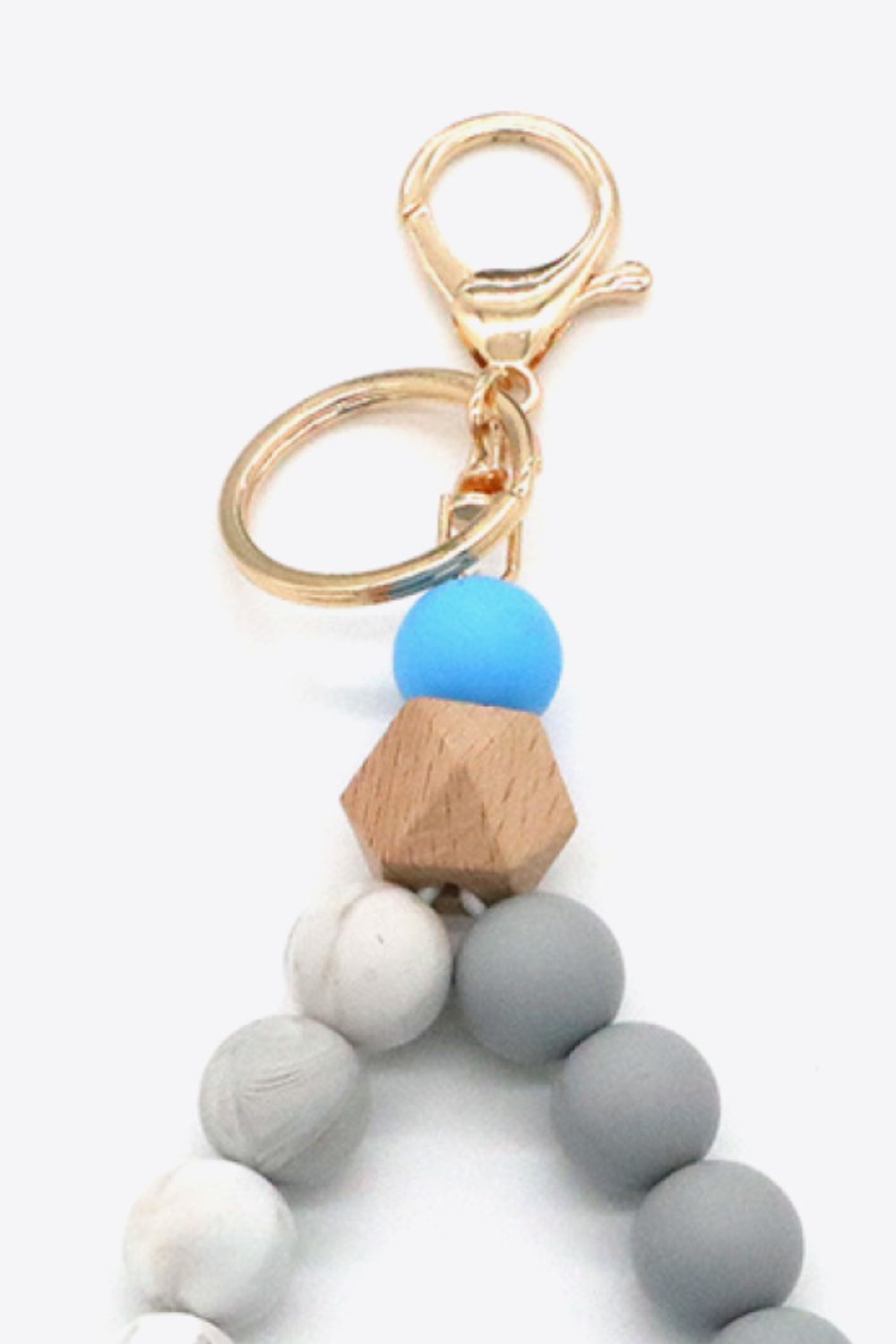 Multicolored Beaded Keychain