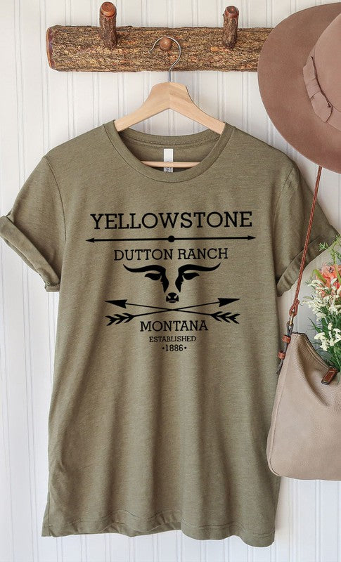 Yellowstone Dutton Ranch Montana PLUS Graphic Tee