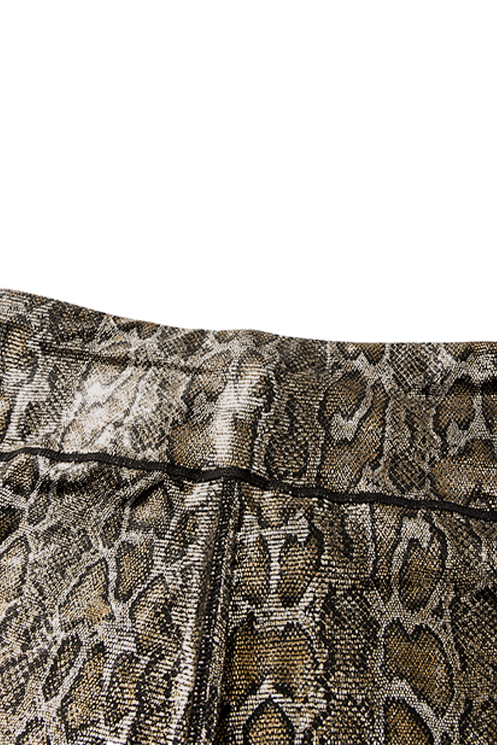 Anaconda Gold Foil Printed Full Length Leggings