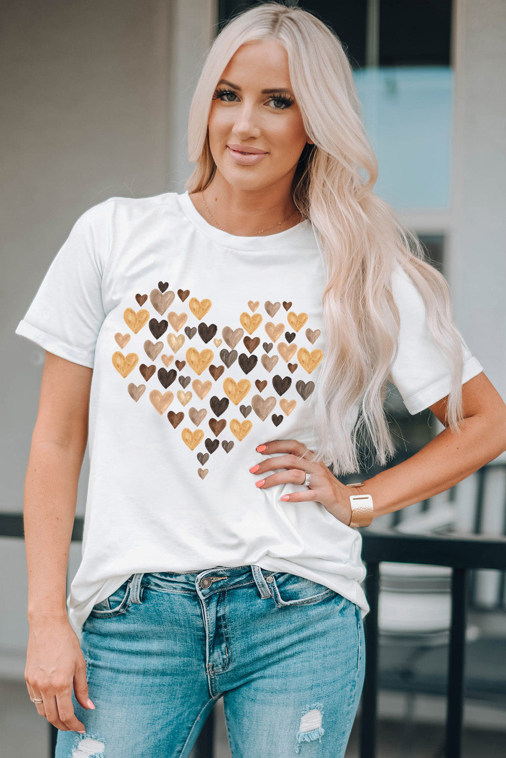 Babe in My Heart Valentines Graphic Tee