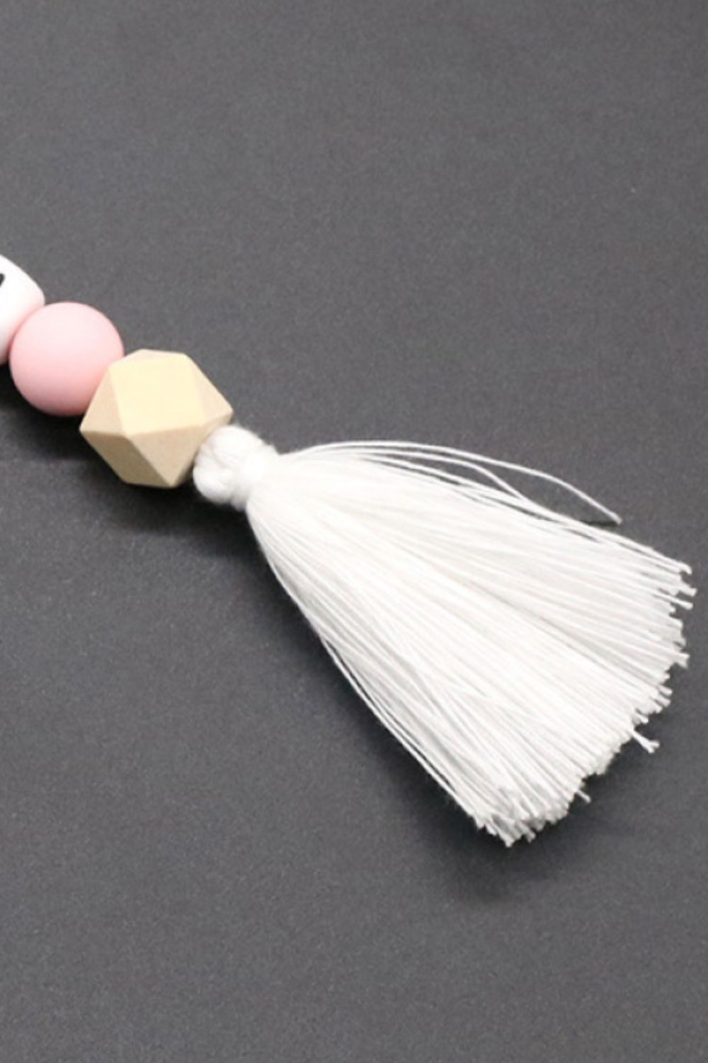 Letter Tassel Keychain