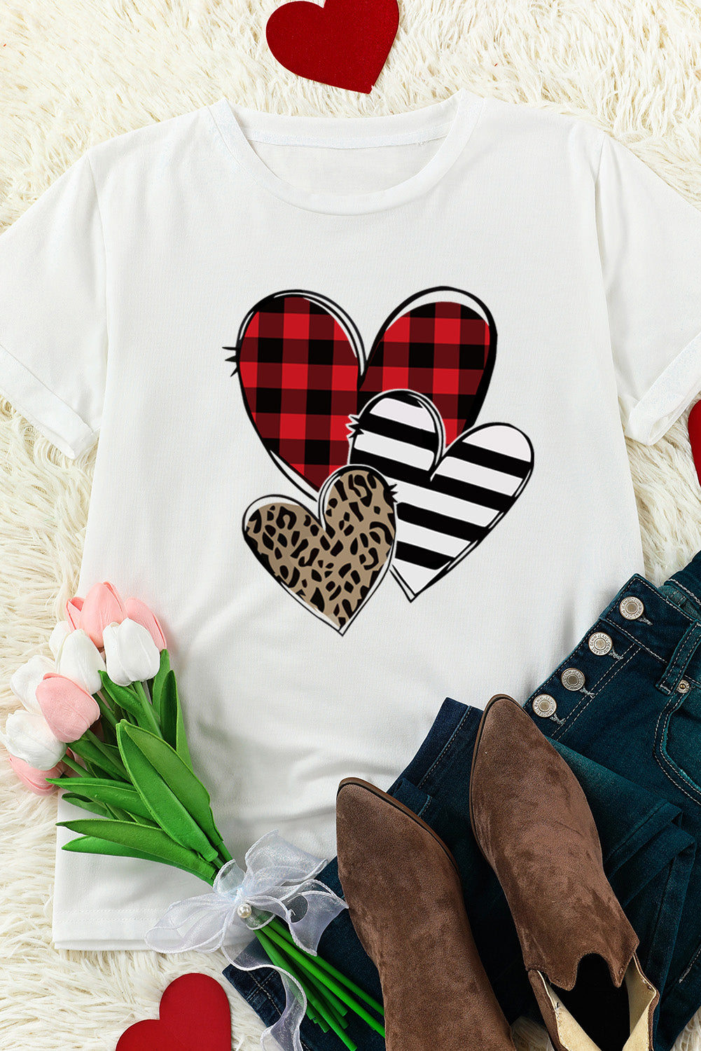 Babe in My Heart Valentines Graphic Tee