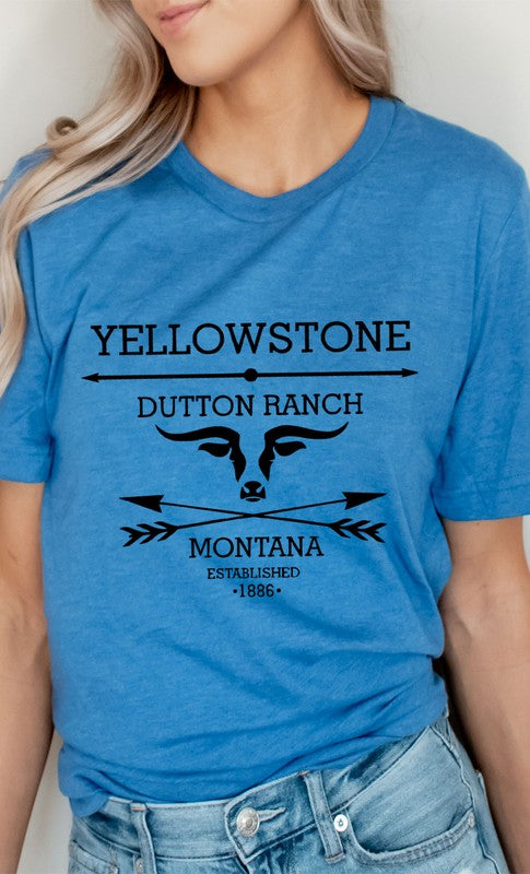 Yellowstone Dutton Ranch Montana PLUS Graphic Tee