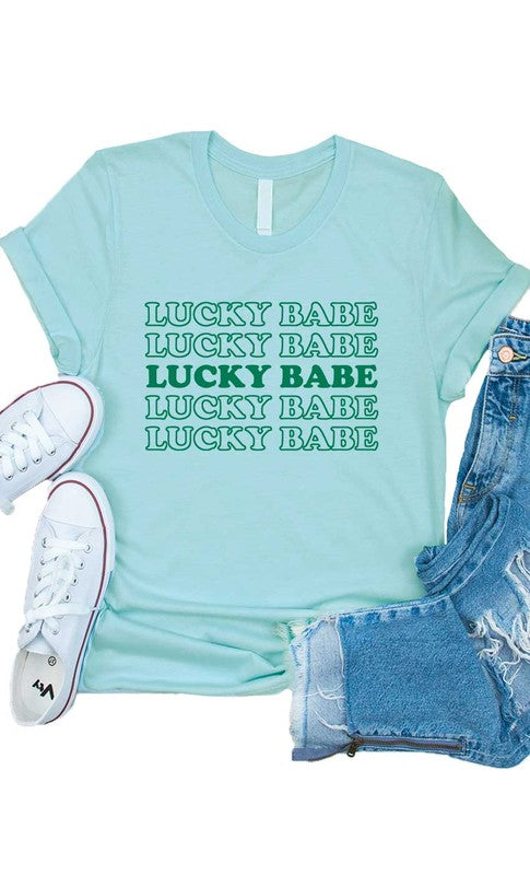 Retro Lucky Babe Kids Graphic Tee