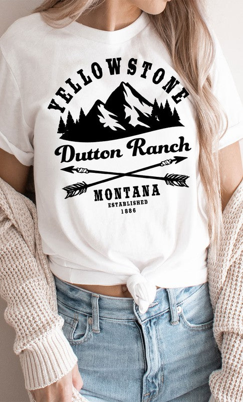 Yellowstone Dutton Ranch Montana Graphic Tee