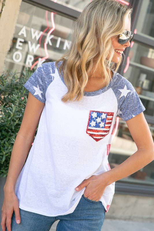 PLUS 4TH OF JULY TOP