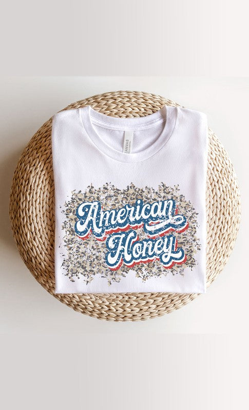 Vintage American Honey Leopard Plus Graphic Tee