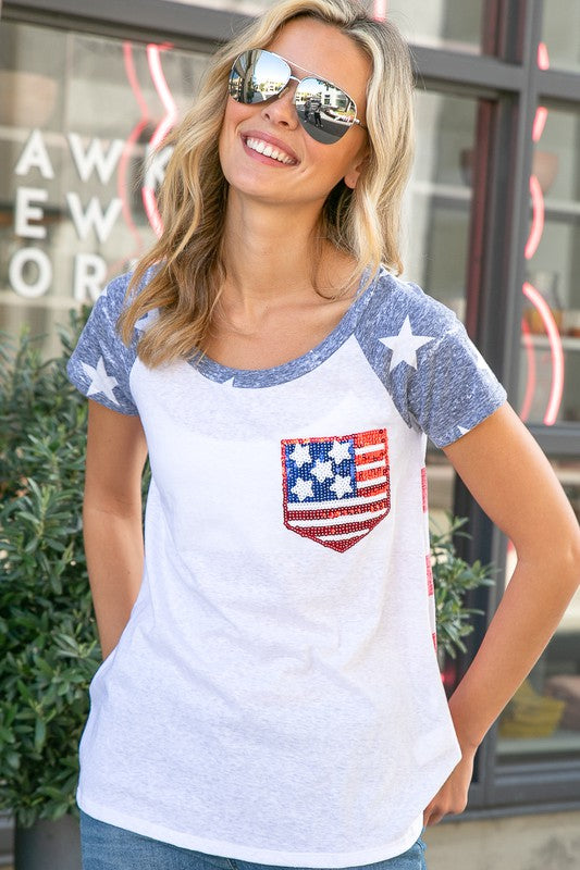 PLUS 4TH OF JULY TOP