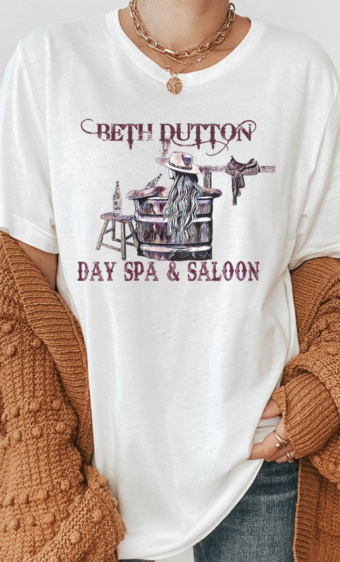 Beth Dutton Day Spa and Saloon Graphic Tee