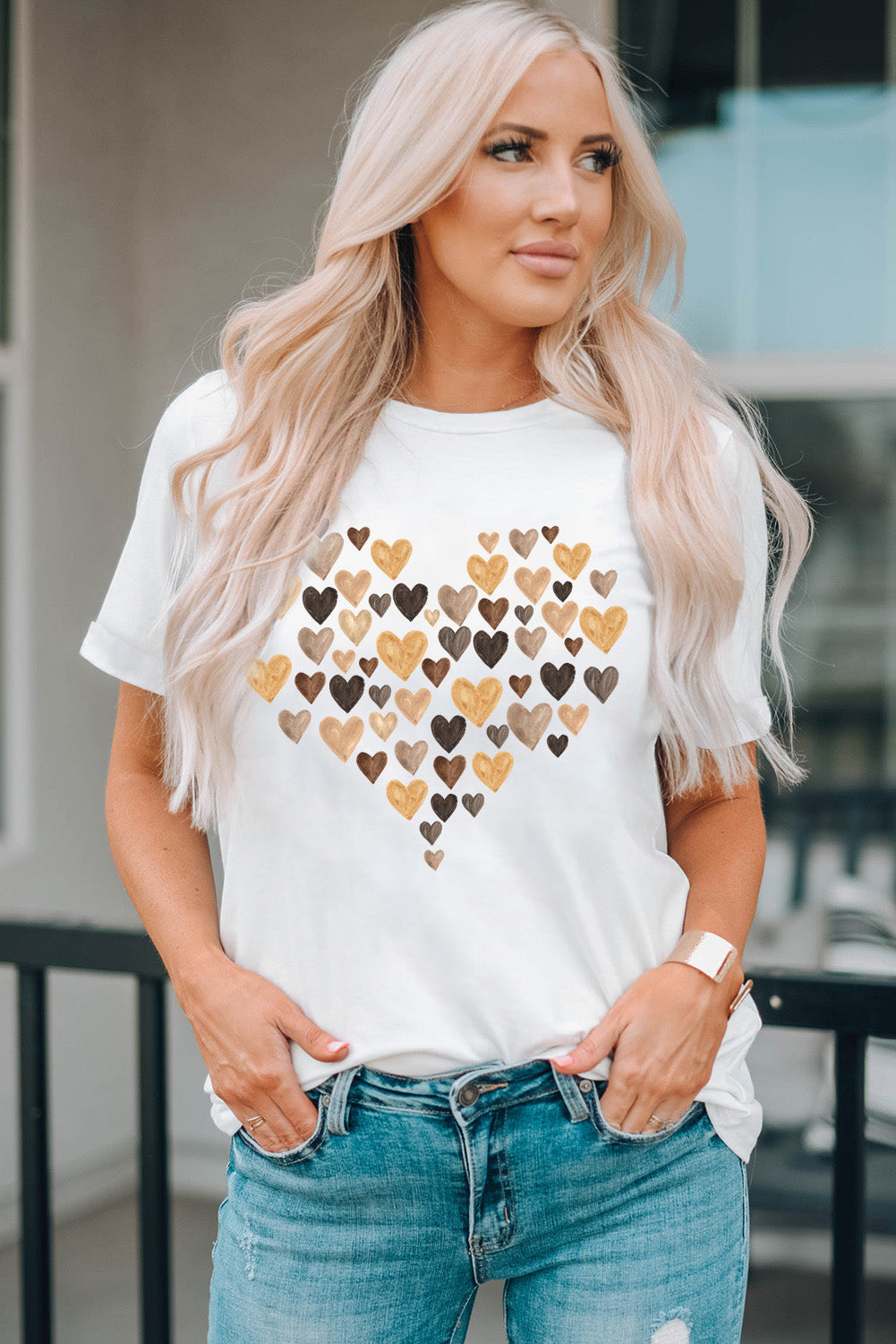 Babe in My Heart Valentines Graphic Tee