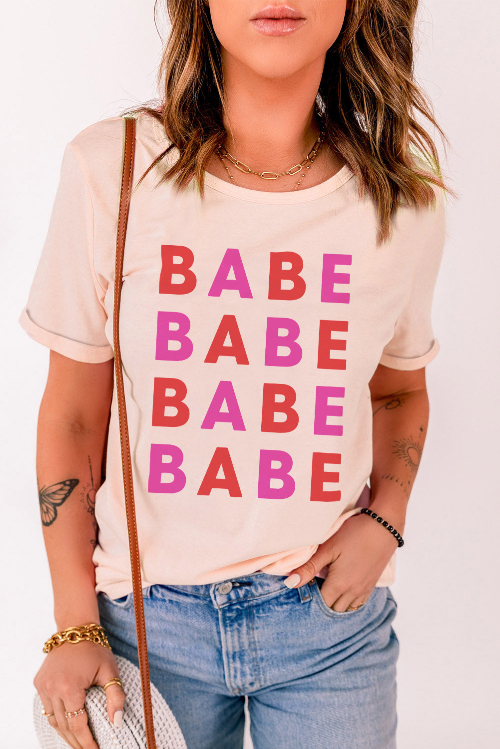 Babe in My Heart Valentines Graphic Tee