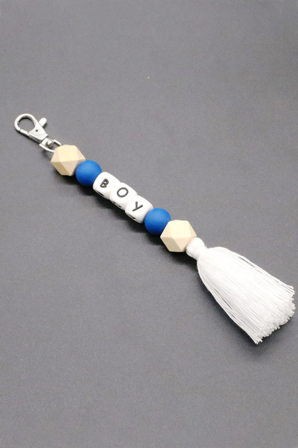 Letter Tassel Keychain