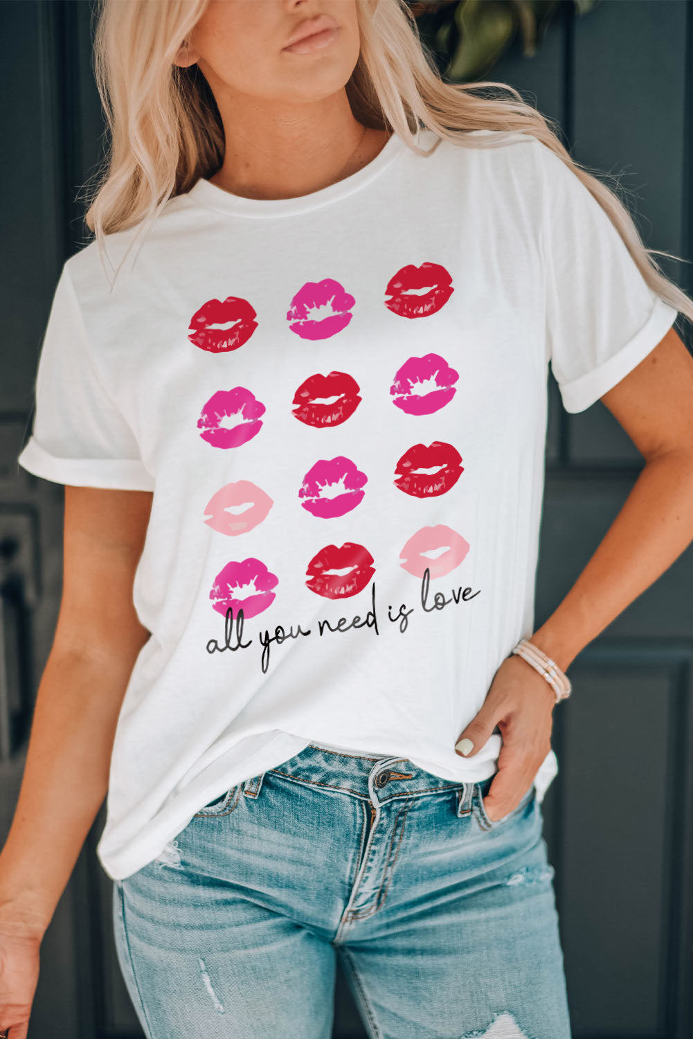 Babe in My Heart Valentines Graphic Tee