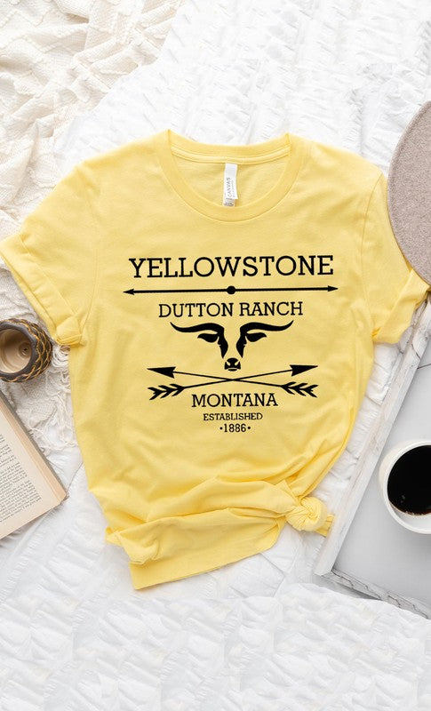 Yellowstone Dutton Ranch Montana PLUS Graphic Tee