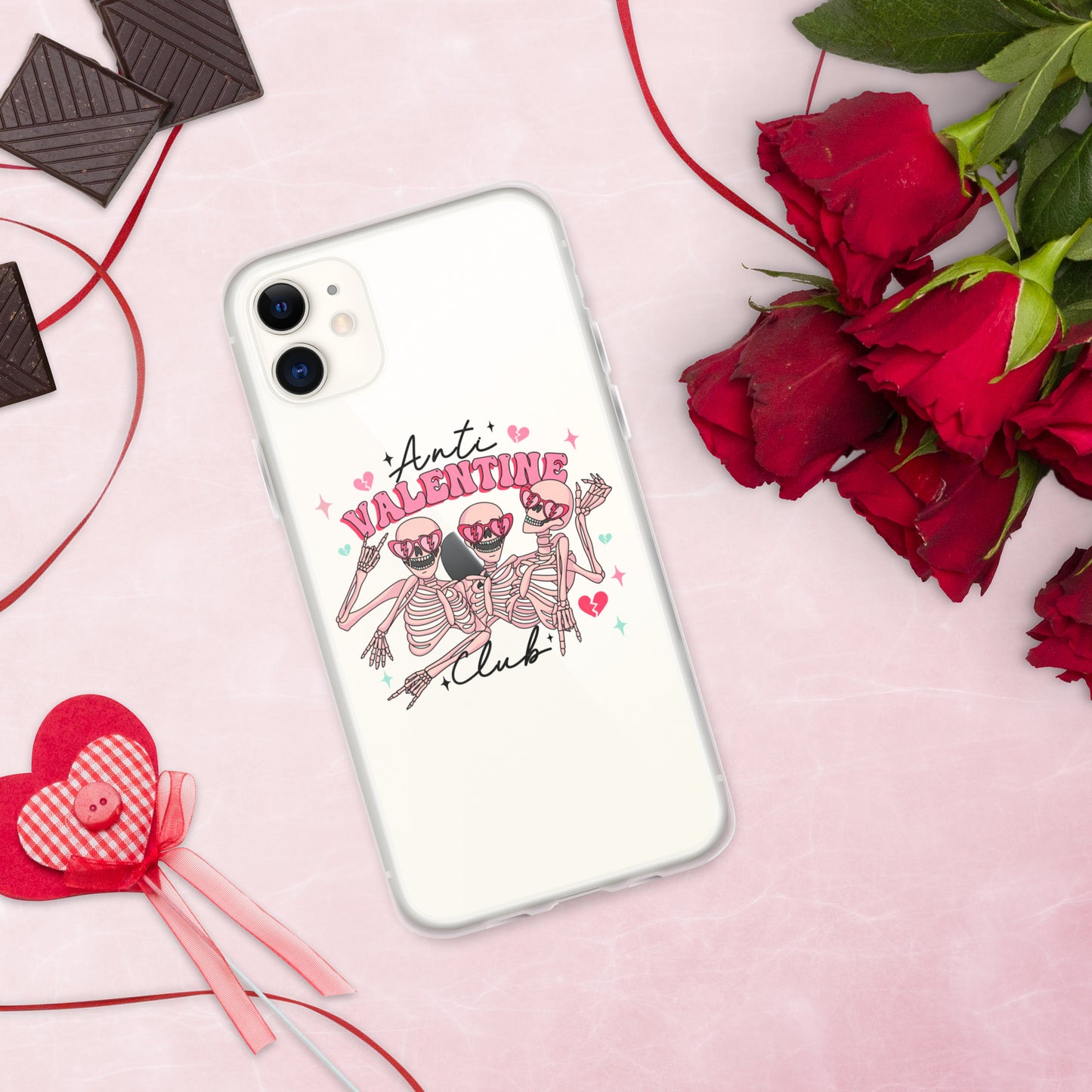 Anti-Valentine Club iPhone Case