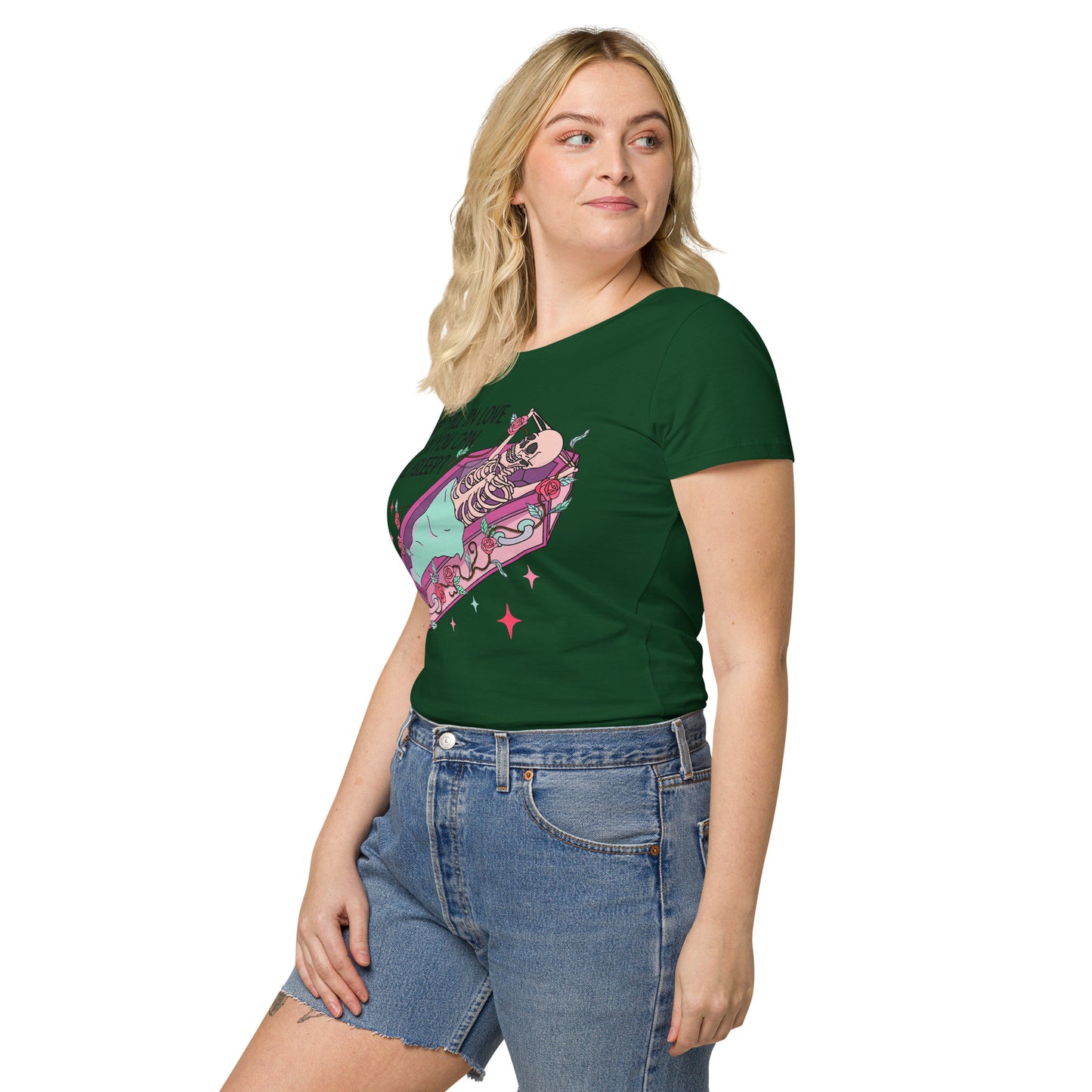 Anti-Valentine's Day Women’s basic organic t-shirt