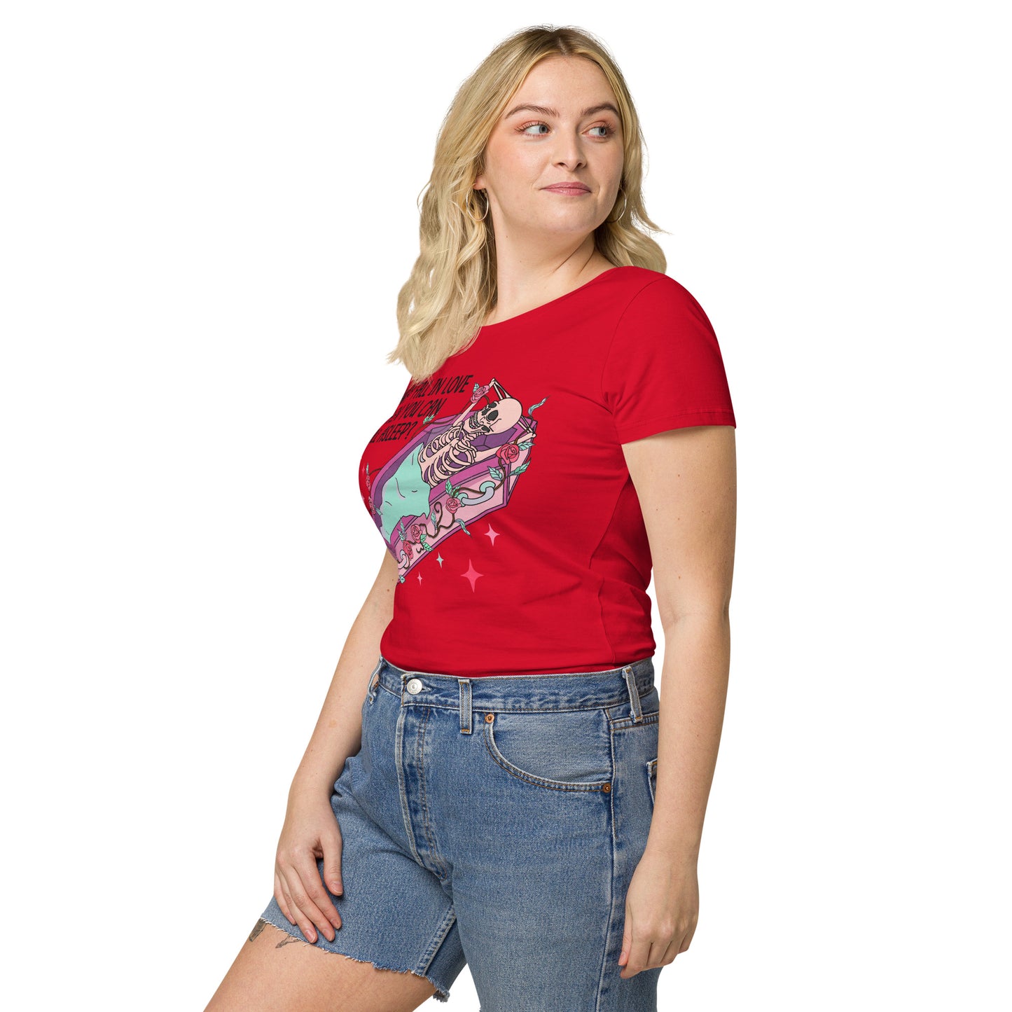 Anti-Valentine's Day Women’s basic organic t-shirt