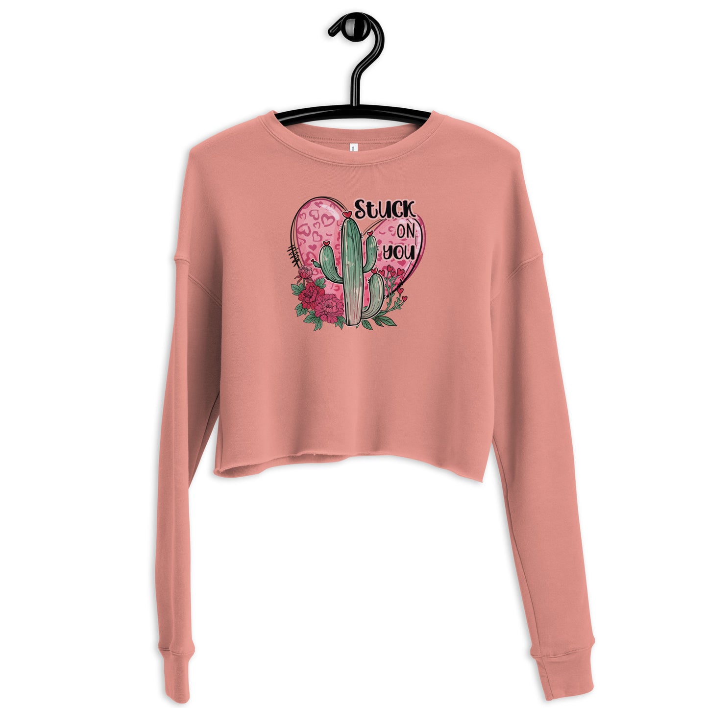 Stuck on You Crop Sweatshirt