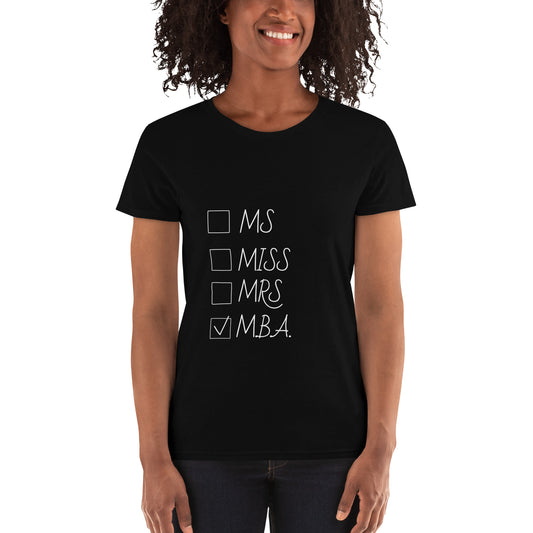 Women's short sleeve t-shirt